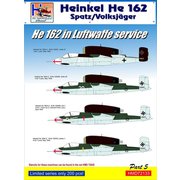 HMD72133 [1/72スケール デカールシリーズ ハインケル He162 ルフトバッフェ パート5 4機分]
