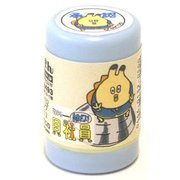 446-132 朝だよ！貝社員 インク入り スタンプ アサリ2（ブルー「承認」） [キャラクターグッズ]