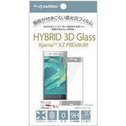 BL-PF06SO-SV [Xperia XZ Premium用 液晶保護 3Dガラス＆PET フィルム シルバー]