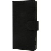 BL-PC01SO-BK [Xperia XZ Premium用 帆布 手帳型ケース ブラック]
