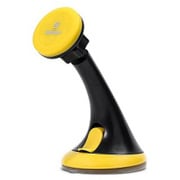 RM-C09-BK [車載アクセサリー マグネット式スマホスタンド ゲル粘着吸盤式固定 ブラック]
