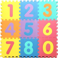 パズルマット 9枚 数字 15-130