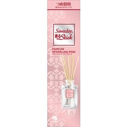 サワデー香るスティック パルファム スパークリングピンク 芳香剤 部屋用 詰め替え用 70ml ルームフレグランス