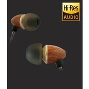 ハイレゾ音源/ハイレゾオーディオ対応 木製ハウジングカナルイヤホン TA-HRW1NBR