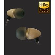 ハイレゾ音源/ハイレゾオーディオ対応 木製ハウジングカナルイヤホン TA-HRW1WBR