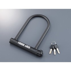 バイク盗難防止用品 YL-04 シャックルロック ブラック