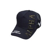 ALG14370200-49 [17SS ALPHA U.S.ビッグロゴ メッシュキャップ ネイビー]