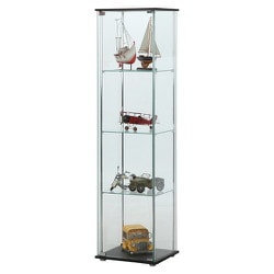 【新品・未開封】引き取り限定　不二貿易ガラスコレクションケース4段　160cm 不二貿易 コレクションケース フィギュアケース 4段 高さ160cm
