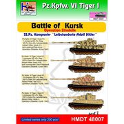HMDT48007 [1/48 デカールシリーズ VI号戦車 ティーガー I クルスクの戦いパート3 「ライプシュタンダルテ・アドルフ・ヒトラー」 2019年8月再生産]