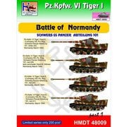 HMDT48009 [1/48 デカールシリーズ VI号戦車 ティーガー I ノルマンディーの戦いパート1 「SS第101重戦車大隊」 2019年8月再生産]