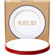 PLATE SET RED [プレートセット レッド]