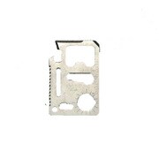 Credit Card Multitool Silver