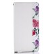 花柄レザーフリップケース Xperia XZ・XZs WH