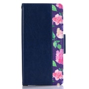 花柄レザーフリップケース Xperia XZ・XZs NV