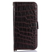 クロコレザーフリップケース Galaxy S8 DBR