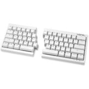Barocco (バロッコ)MD600 RGB マクロ機能付 左右分離型コンパクトRGBメカニカルキーボード 英語US配列・62キー Cherry黒軸搭載モデル ホワイト MD600-AUSPDWWT1