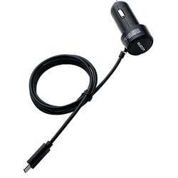 シガーチャージャー Type-C ストレートタイプ 1m 2.4A ブラック MPA-CCC03BK
