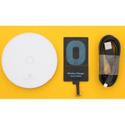 Qi ワイヤレス充電器 スターターキット シルバー LP-QI01SV