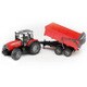 BR02045 [MF 7480トラクター＆レッドトレーラー]