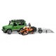 BR02594 [Land Rover Def.ワゴン＆スノーモービル フィギュア付き]