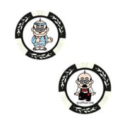 MK0033-03 [加トちゃん カジノチップマーカー ホワイト]