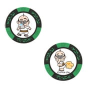 MK0033-06 [加トちゃん カジノチップマーカー グリーン]