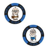 MK0033-02 [加トちゃん カジノチップマーカー ブルー]