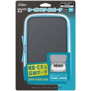 New2DSLL/New3DSLL/3DSLL用 カーボンスタイルポーチ ブラック×ブルー