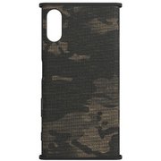 TR-XPXZS-FB-CCM [Xperia XZs/XZ 衝撃吸収ケース Fablex ブラックカモフラージュ]