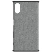 TR-XPXZS-FB-CGY [Xperia XZs/XZ 衝撃吸収ケース Fablex メランジグレー]