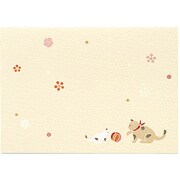 ED和風イラストカード（ねこ） E26-195