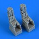 F-14D用 NACES射出座席（ベルト付）（2個入）（フジミ用） [1/72 レジン製ディティールアップパーツ]