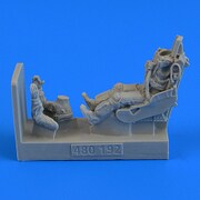 F-5A/C タイガーII 駐機時 米空軍パイロットw/射出座席 [1/48 レジン製ディティールアップパーツ]