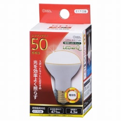 ヨドバシ.com - オーム電機 OHM LDR4L-W-E17 A9 [LED電球ミニレフ E17