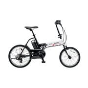 電動アシスト自転車 オフタイム 前18型/後20型 8.0Ah 外装7段変速 パールホワイト×ブラック 2017年モデル BE-ELW072F2