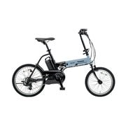 電動アシスト自転車 オフタイム 前18型/後20型 8.0Ah 外装7段変速 ブルーグレー×ブラック 2017年モデル BE-ELW072V2
