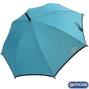 子供用傘 OUTDOOR PRODUCTS 無地ロゴ 58cm ジャンプ式 ブルー 10001037