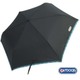 親骨：55cm 無地パイピング折傘 ブラック
