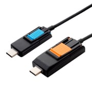 USB Type-C搭載 4in1変形モバイルケーブル 1m ブラック SCB-4T10/BK