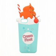 LP-IP7CFSSD [iPhone 7/6s/6 Lucy クリームフロートシリコンケース ソーダ]