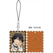 文豪ストレイドッグス 本革切手ストラップvol4 江戸川乱歩 [キャラクターグッズ]