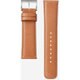腕時計用レザーバンド wena wrist leather 対応ラグ幅22mm タウニーブラウン WC-22E0N/T