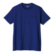 BWJ113 [BODY WILD COLLECTION カジュアルトップス クルーネックTシャツ メンズ Lサイズ ネービーブルー]