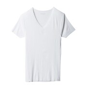 BWY315 [BODY WILD COLLECTION ベアフライス/ カットオフ VネックTシャツ メンズ Lサイズ ホワイト]