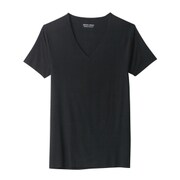 BWY315 [BODY WILD COLLECTION ベアフライス/ カットオフ VネックTシャツ メンズ LLサイズ ブラック]
