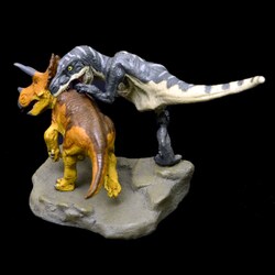ヨドバシ Com フェバリット Favorite Fdw 281 恐竜 ティラノサウルスvsトリケラトプス ミニモデル 通販 全品無料配達
