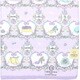 婦人プリントハンカチ パープル CRL-5507