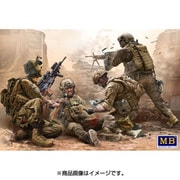米 現用兵士4体・中東-銃撃戦 1/35 ミリタリーシリーズ [2020年2月再生産]