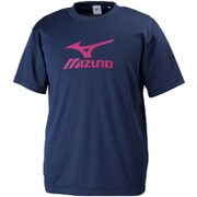 32JA615514 [メンズ BS Tシャツ ビッグロゴ ドレスネイビー×マゼンタ M]