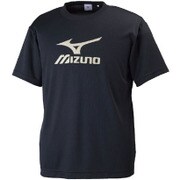 32JA615590 [メンズ BS Tシャツ ビッグロゴ ブラック×ゴールド L]